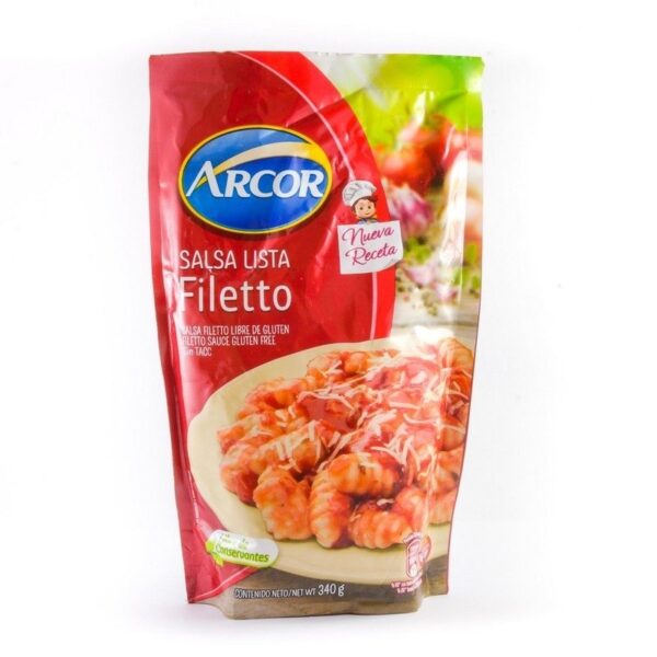 Salsa Lista Arcor Filetto X 340 Gr Sin T.A.C.C