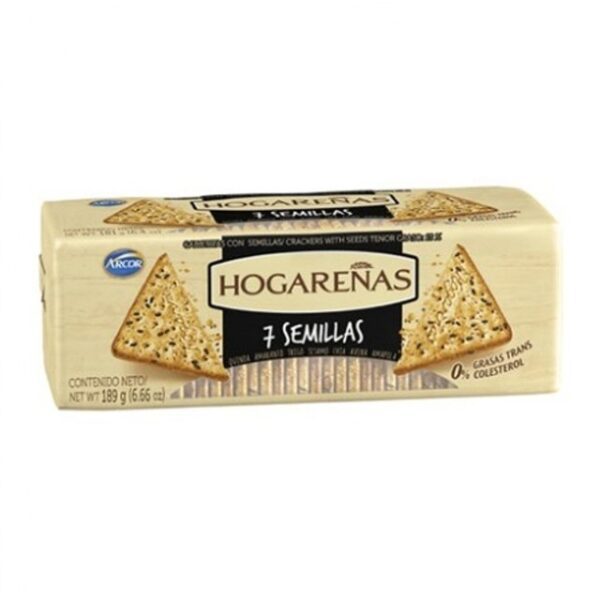 Galletitas Hogareñas 7 Semillas Nueva Receta X 189 Gr