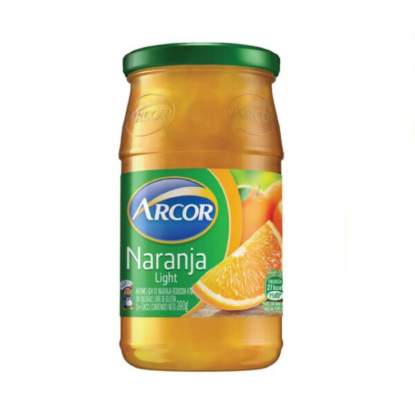 Mermelada Sabor Naranja Light Arcor X 390 Gr