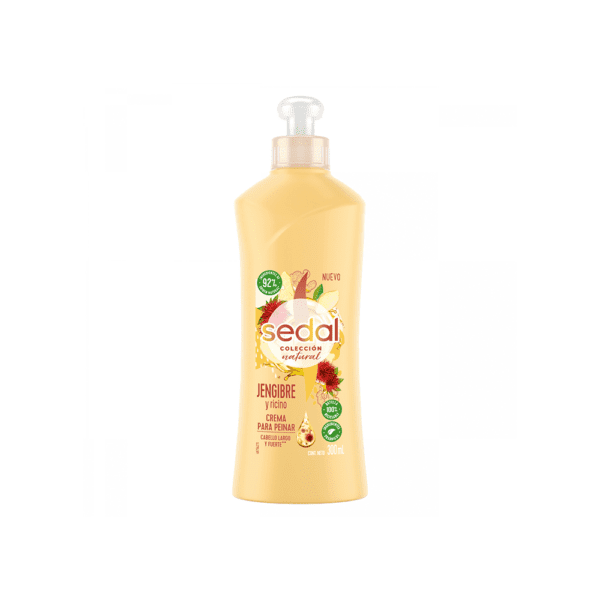 Crema Para Peinar Sedal Jengibre Y Ricino X 300 Ml