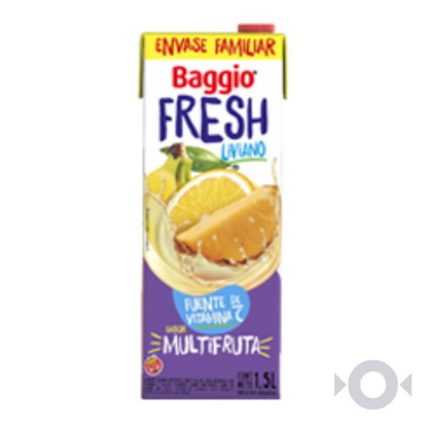 Jugo Baggio Fresh Sabor Multifruta X 1 L Sin T.A.C.C