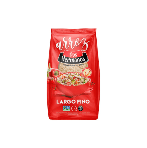 Arroz Largo Fino Dos Hermanos X 1 Kg