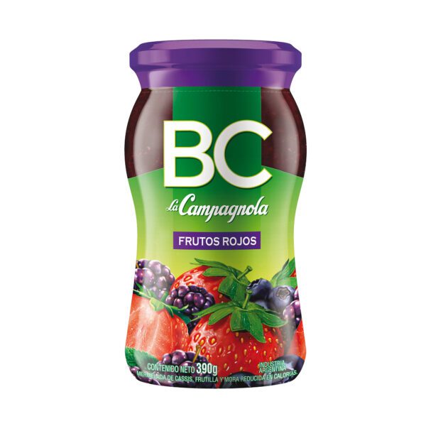 Mermelada Bc La Campagnola Frutos Rojos X 390 Gr Sin T.A.C.C