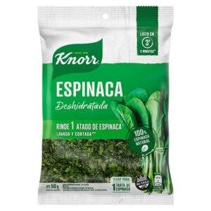 Espinaca Deshidratada Knorr X 50 Gr Sin T.A.C.C