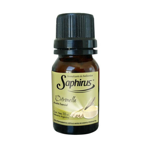 Aceite Esencial Saphirus Aroma Citronella X 10 Ml