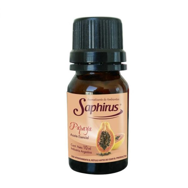 Aceite Esencial Saphirus Fragancia Papaya X 10 Ml