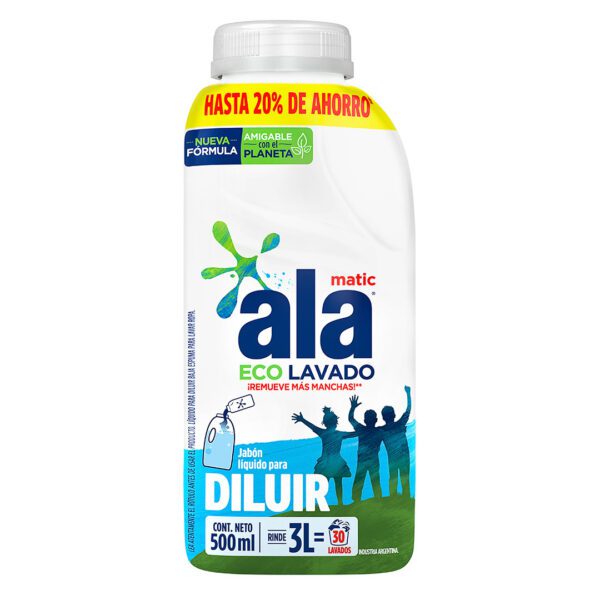 Ala Liquido Para Diluir Eco Lavado X 500 Ml