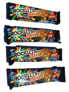 Barra De Chocolate, Caramelo Y Rocklets Arcor X 44 Gr