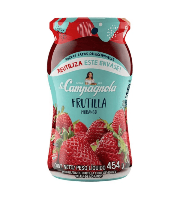 Mermelada La Campagnola Frutilla Morango 454 Gr