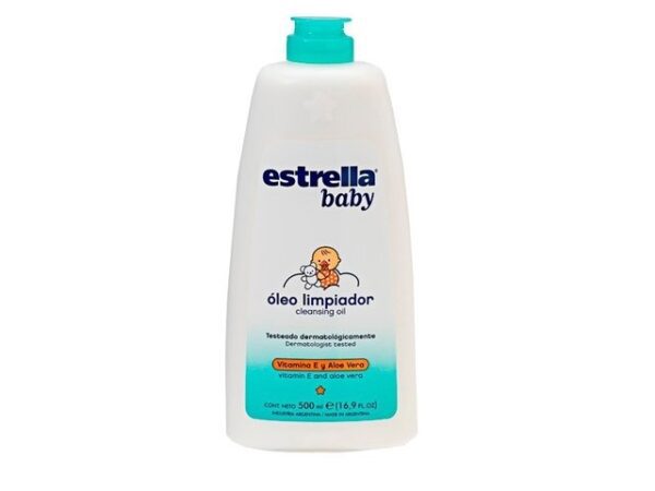Oleo Limpiador Estrella Baby Con Aloe Vera X 500 Ml