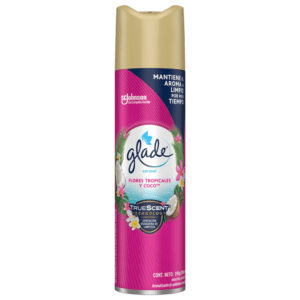 Desodorante De Ambiente Glade En Aerosol Flores Tropicales X360Ml