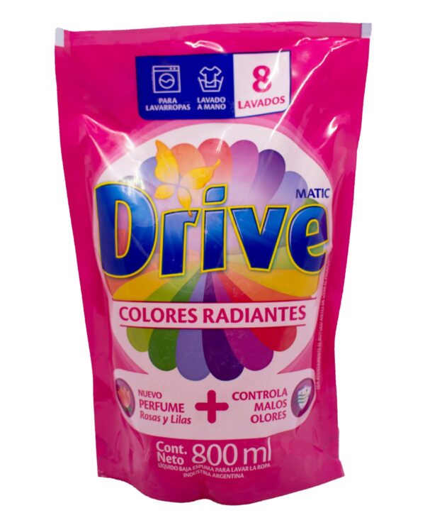 Jabon Liquido Drive Colores Radiantes X800Ml