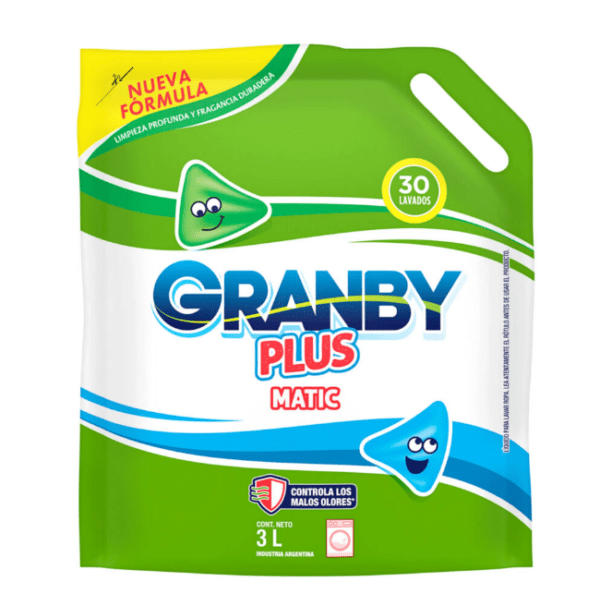 Jabon Liquido Granby Plus Matic X 3 L