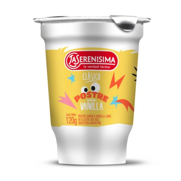 Postre Ls Clasico Sabor Vainilla X 120 Gr