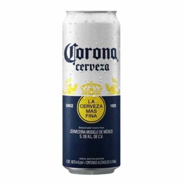 Cerveza Corona En Lata X 410 Ml