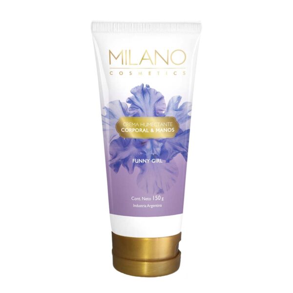 Crema Humectante Corporal Y Manos Milano Funny Girl X 150 Ml