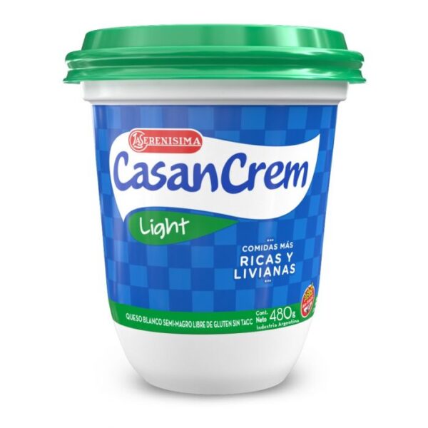 Queso Casancrem Light X 480 Gr