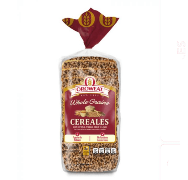 Pan Oroweat Nueva Receta Con Cereales X 600G