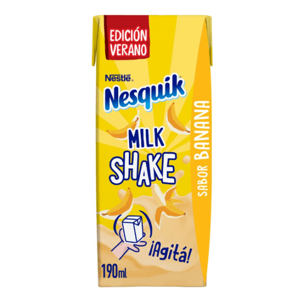 Milk Shake Nesquik Saborn Banana X 190 Ml