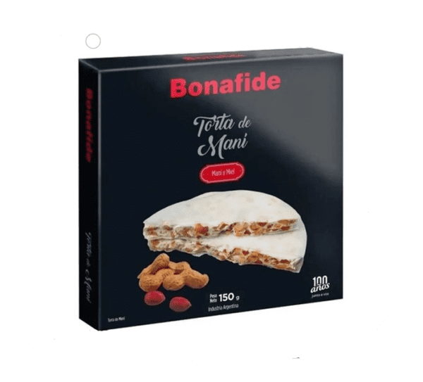 Torta De Mani Bonafide De Mani Y Miel X 150 Gr