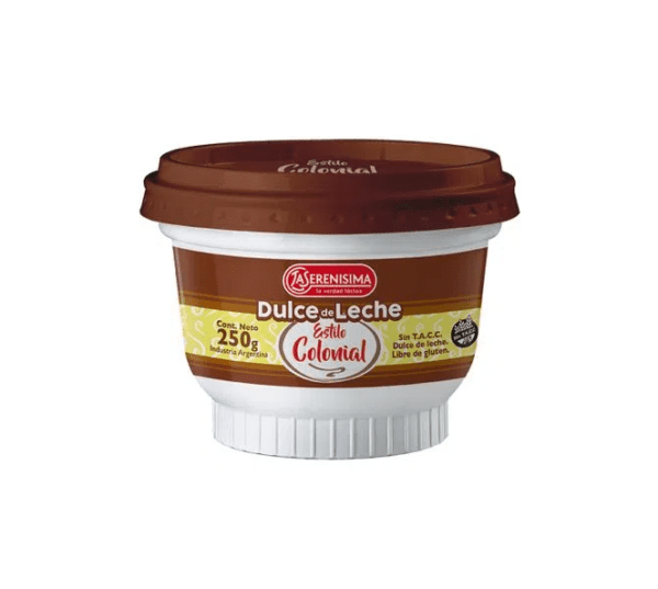 Dulce De Leche Clasico La Serenisima X 250 Gr Sin T.A.C.C