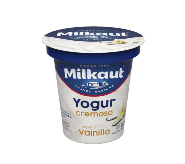 Yogur Milkaut Cremoso Sabor Vainilla X 120 Gr