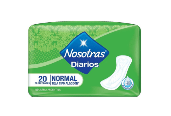 Protectores Diarios Nosotras Normal X 20 Unidades
