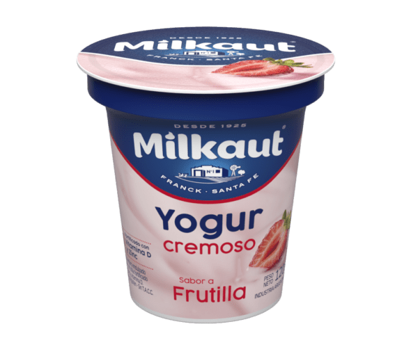 Yogurt Cremoso Milkaut Sabor Frutilla X 120 Gr
