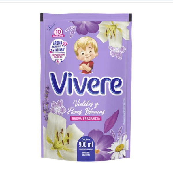 Suavisante Vivere Violetas Y F/Blancas X900Ml