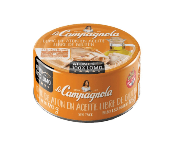 Lomo De Atun En Aceite La Campagnola Sin Tacc