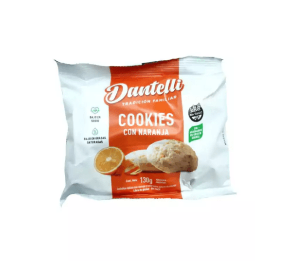 Galletitas Cookies Naranja Dantelli X130G