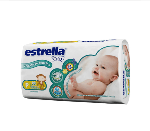 Pañales Estrella Pequeños X 30 Unidades
