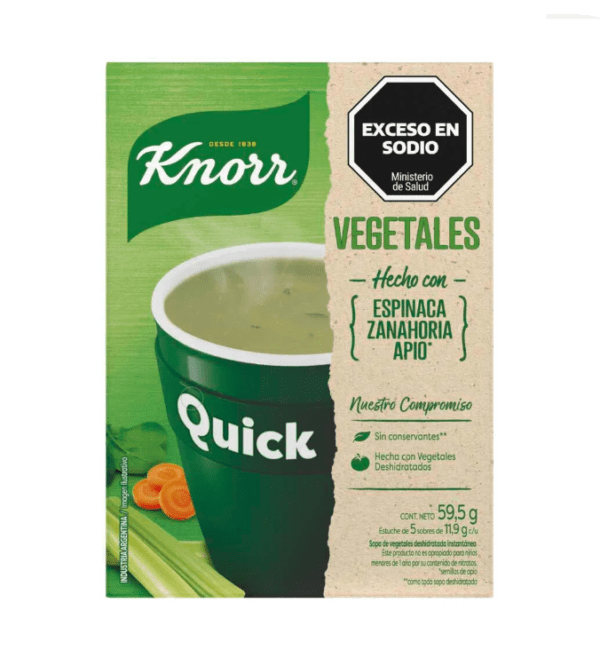 Sopa Knorr Quick Vegetales X59.5G