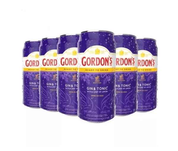 Gin & Tonic Gordon´S Ready To Drink Pack Lata X473Ml