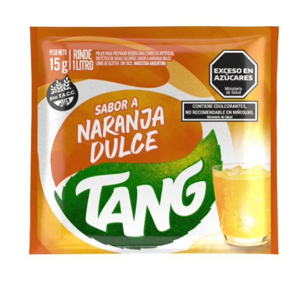 Jugo Tang Sabor Naranja Dulce X15 G Sin Tacc