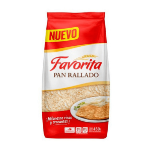 Pan Rallado Favorita X450G