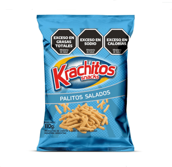 Krachitos Snacks Palitos Salados X 110G