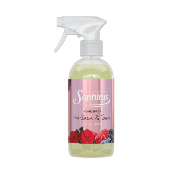 Aromatizante Home Spray Frambuesas Y Rosas X500Ml