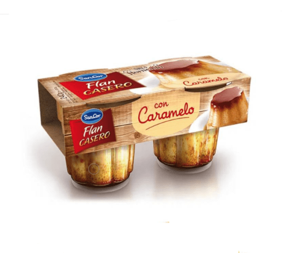 Flan Casero Con Caramelo Sancor X 2 Unidades