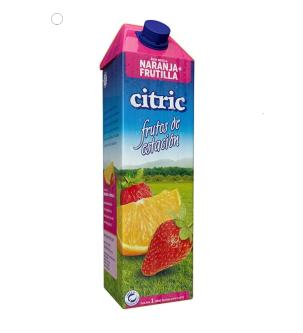 Jugo Citric Naranja-Frutilla X1 Lt Sin Tacc