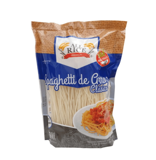 Spaghetti De Arroz Clasico All Raice X 300 Gr Sin T.A.C.C