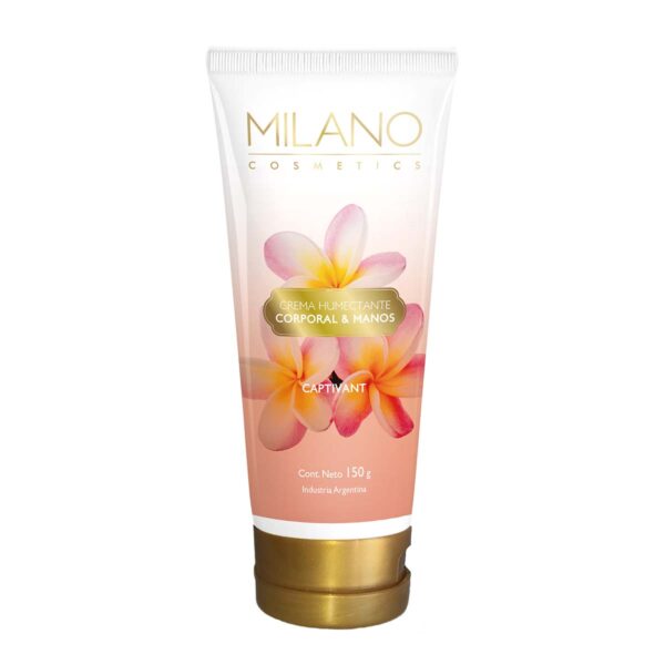 Crema Humectante Corporal Y Manos Milano X150 G