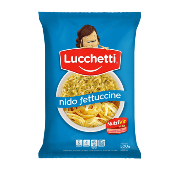 Fideos Nido Fettuccine Lucchetti X 500 Gr