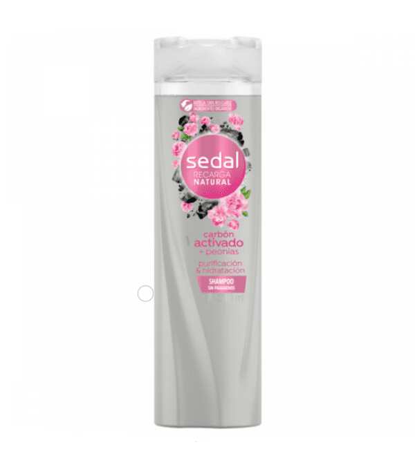 Shampoo Sedal Carbon Activado + Peonias X 340 Ml