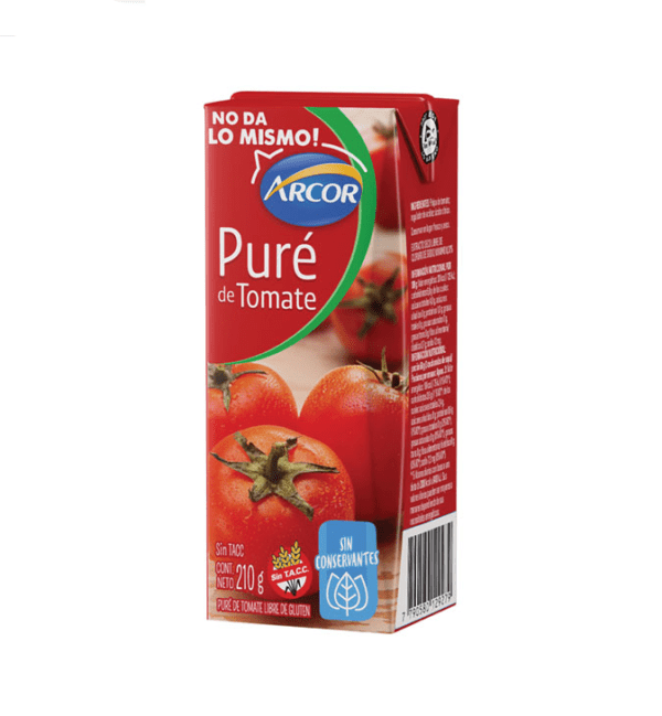 Pure De Tomate Arcor X 210 Gr Sin Tacc