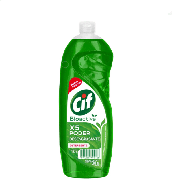 Detergente Cif Desengrasante Lima X 300 Ml