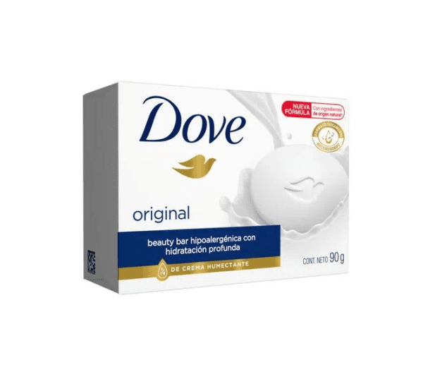 Jabon De Tocador Dove Original De Crema Humectante X 90 Gr