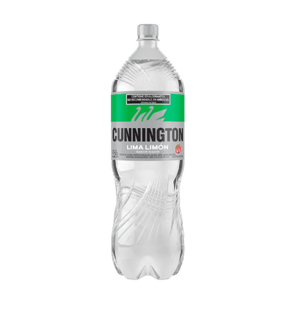 Gaseosa Cunnington Sabor Lima Limon Suave X 2.25 Sin Tacc