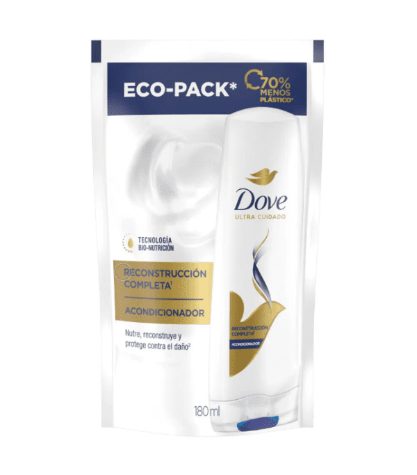 Acondicionador Dove Resconstruccion Completa Eco Pack X 180 Ml