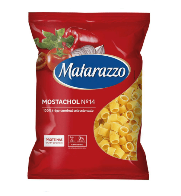 Fideos Matarazzo Mostachol Numª 14 X 500 Gr